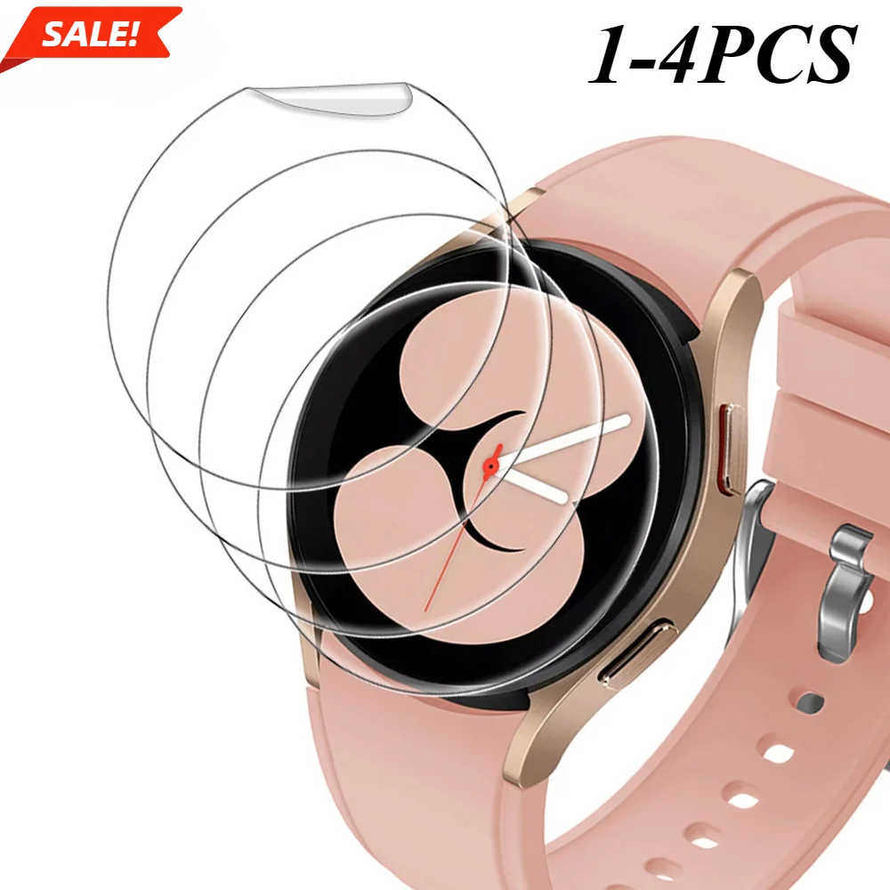 1-4PCS Screen Protector For Samsung Galaxy Watch 6 40 44 mm Classic 43mm 47mm Hydrogel Film Accessories Galaxy Watch 6 Not Glass