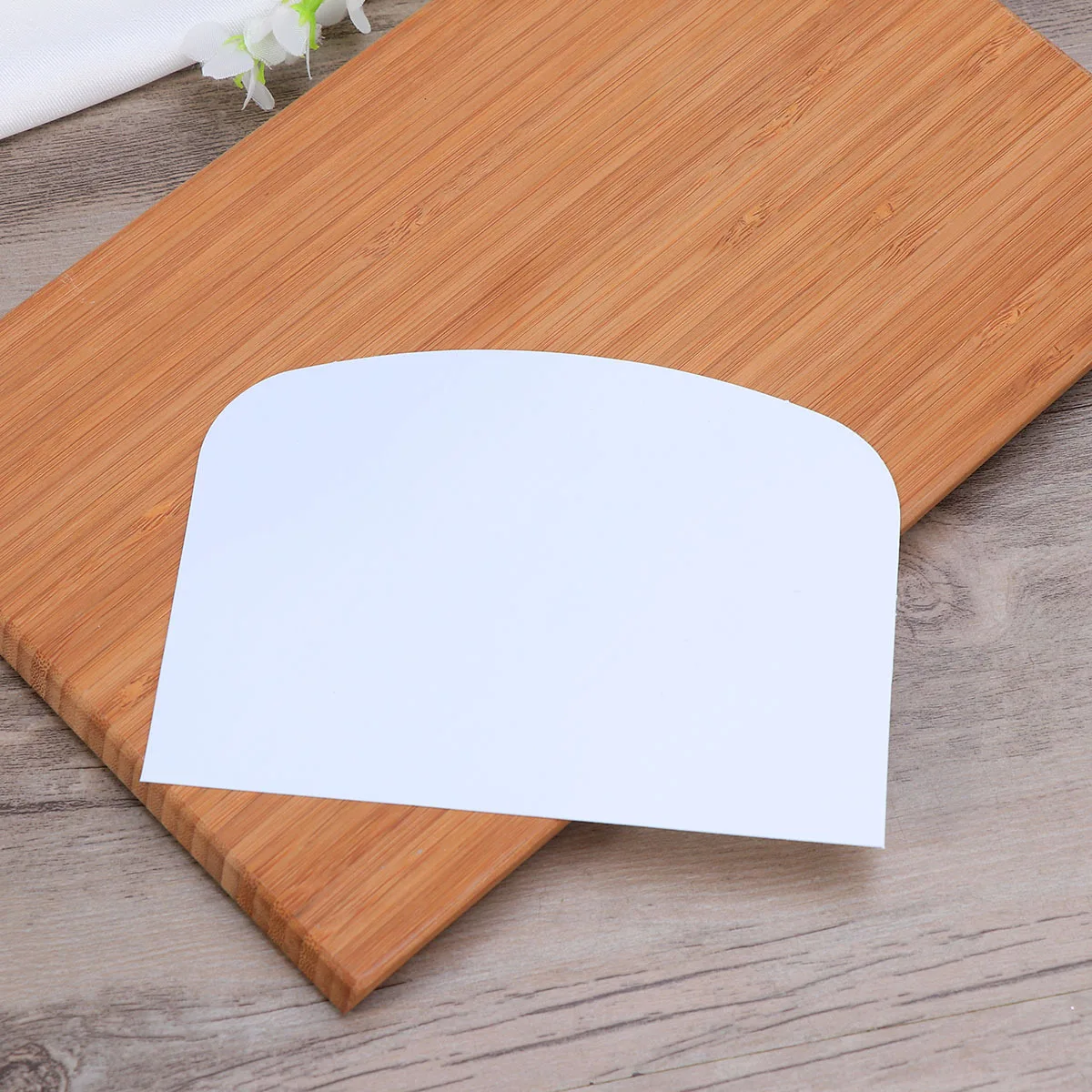 4 قطعة مجموعة مكشطة الخبز البلاستيكية متعددة الأغراض قاطع العجائن كعكة كريم أكثر سلاسة أداة المطبخ الأساسية مكشطة الخبز #4