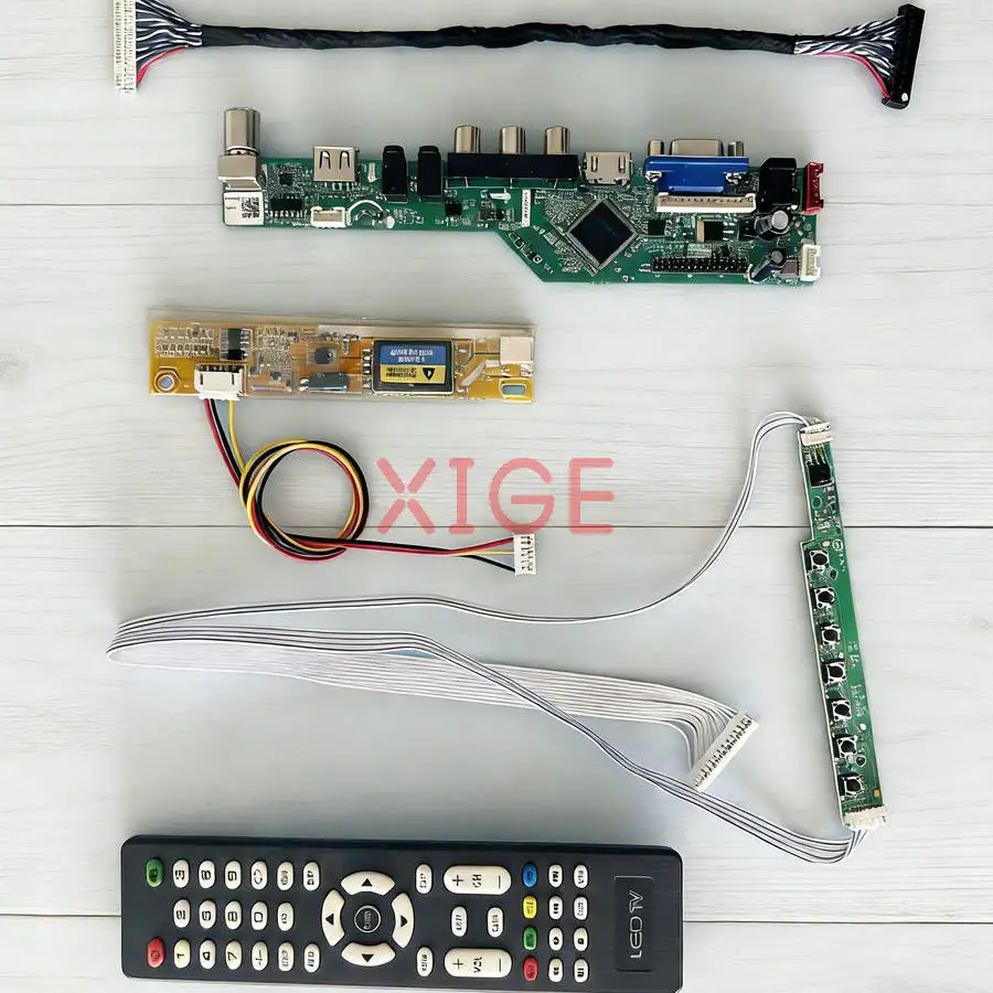 

Для LP154WP1 B154PW01 LTN154X7 B154PW02 матричный контроллер плата привода DIY Kit HDMI + VGA + AV + USB 1440x900 LVDS-30Pin 1CCFL 1440*900