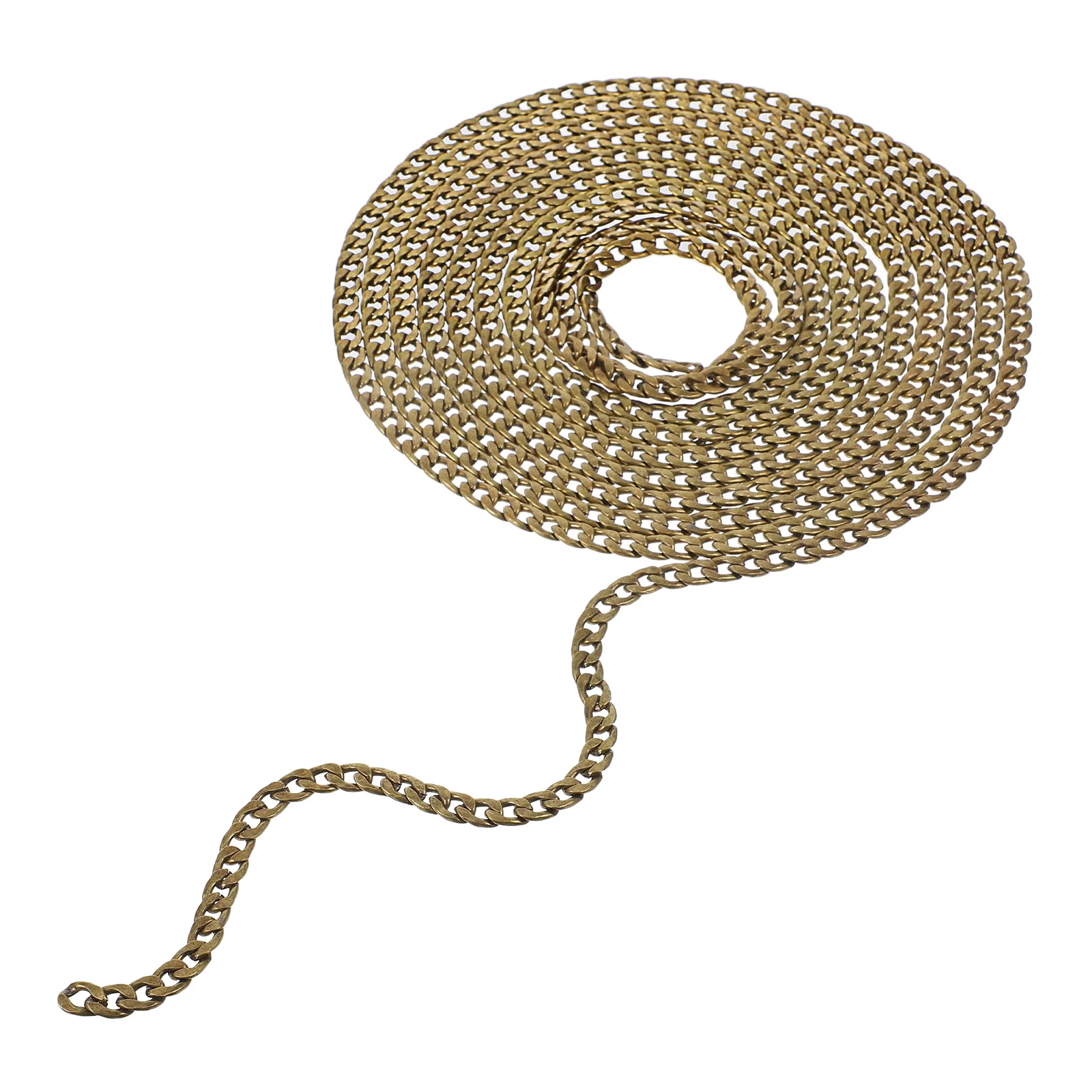

Single Purse Chain Iron Flat Faderesistant Chain for Crossbody Shoulder Bag Replacement Metal Purse Strap DIY Bag Making