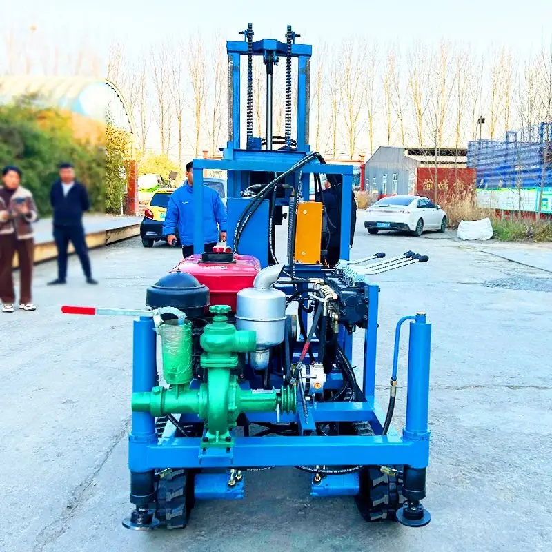 

Индивидуальная высококачественная дизельная дрель мощностью 30 л.с., 180 м, гидравлическая установка для бурения водяных скважин премиум-класса