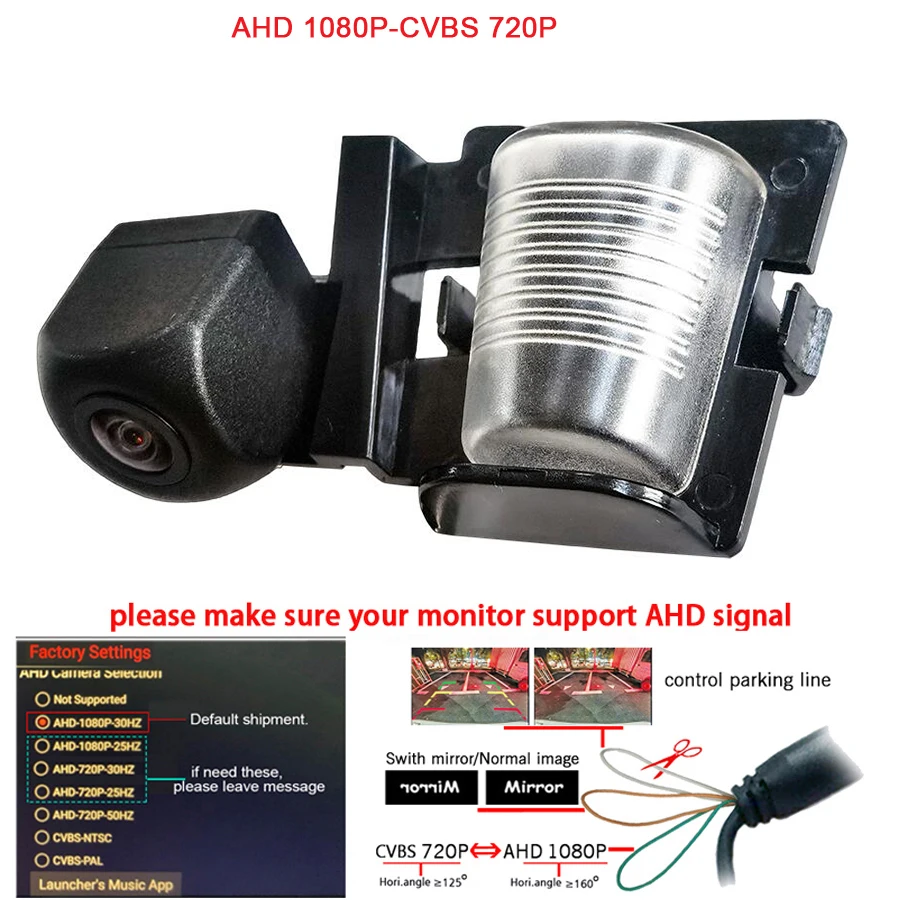 AHD 1920*1080P Car rear Reverse  Camera for Jeep Wrangler JK,JL,TJ, Rubicon Sahara Unlimited Jeep Sport,3nd Generation back cam