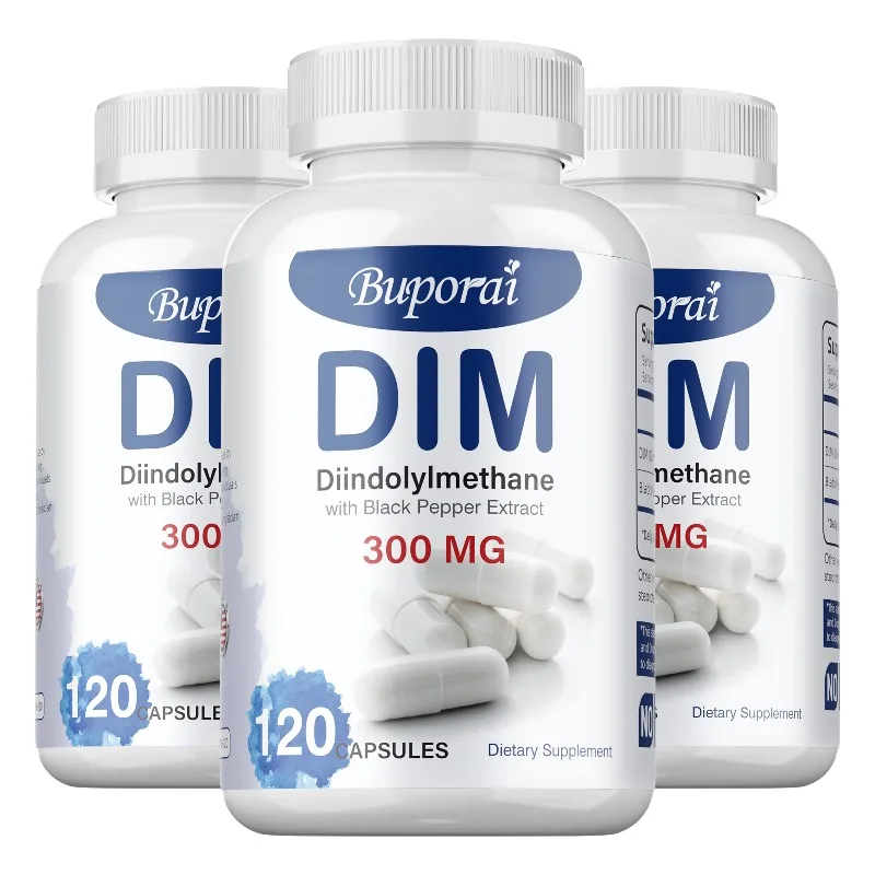 

Добавка DIM — с черным перцем, поддержанием гормонального баланса с эстором для менопаузы и среднего состояния