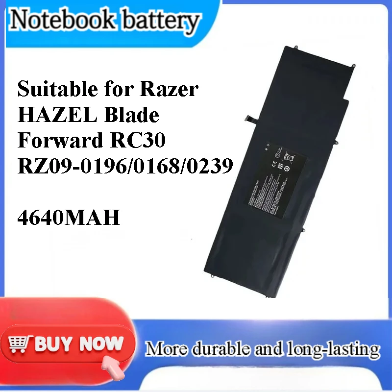 for Razer HAZEL Blade Front Edition RC30 RZ09-0196 0168 0239 Laptop Battery Replacement High Capacity Power Cell