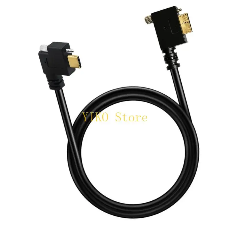 K32C Locking Data Cable for Panel Mount USB Equipment Wiring Use Tasks