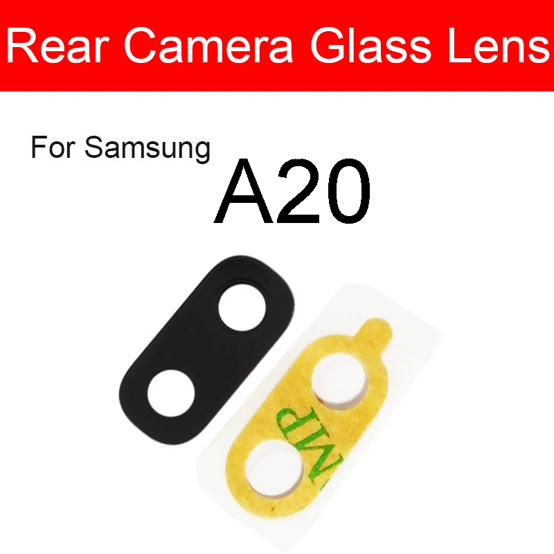 Back Rear Camera Glass Cover For Samsung Galaxy A10 A20 A30 A40 A50 A60 A70 A80 A90 M10 M20 M30 Camera Cover + Adhesive Sticker