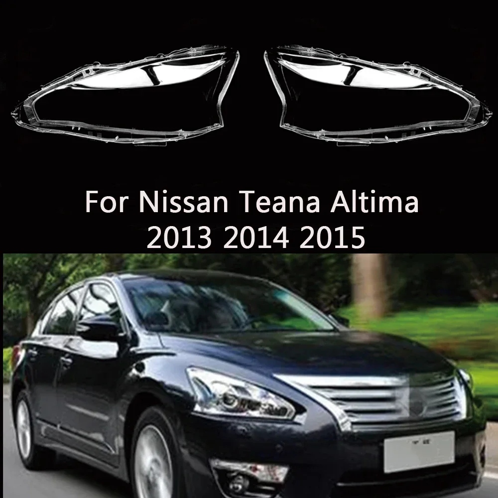 

HTTCY For Nissan Teana Altima 2013 2014 2015 Car Headlight Lens Headlamp Glass Cover Lampshade Head Light Shade Lamp Shell
