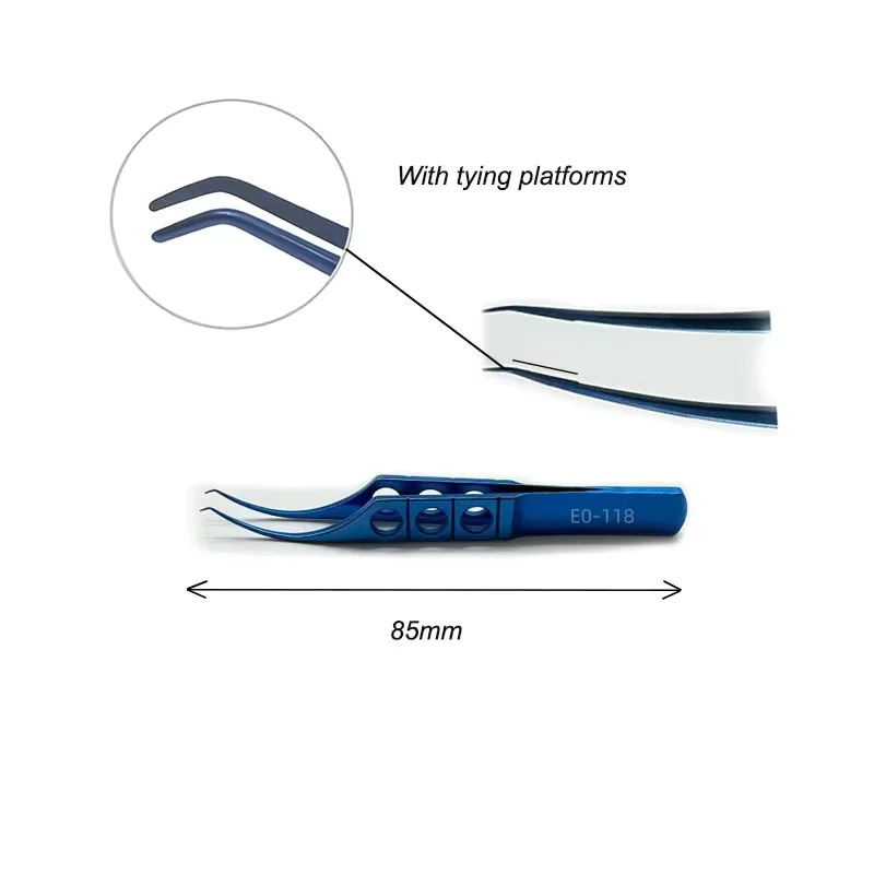 Ophthalmic instruments Colibri Tying Forceps With tying platforms