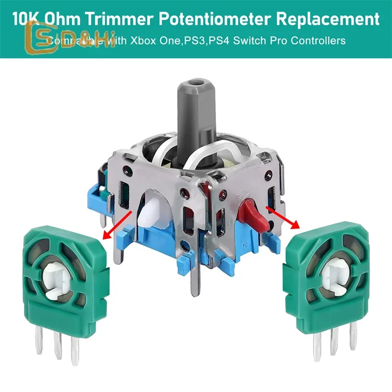 20 Pcs Joystick 3D Analog Joystick Potentiometer Sensor Module Axis Resistor Compatible With Xbox One PS3 PS4 Switch Pro