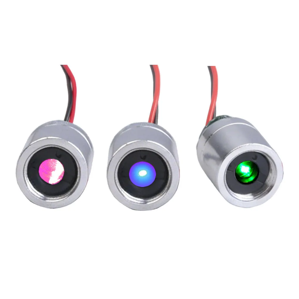 Diameter 12x15mm DC5V Green 60mW Red Bule 100mW RGB Laser Module Diode FIt Laser Lawn Lamp Stage Projector Lights Accessories