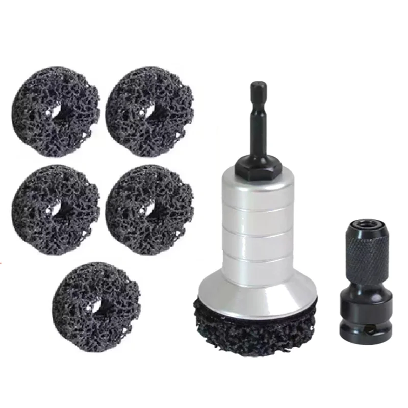 

B17B Инструмент для удаления ржавчины для колес, ступичных роторов, комплект для повторной обработки тормозного диска, инструменты для очистки