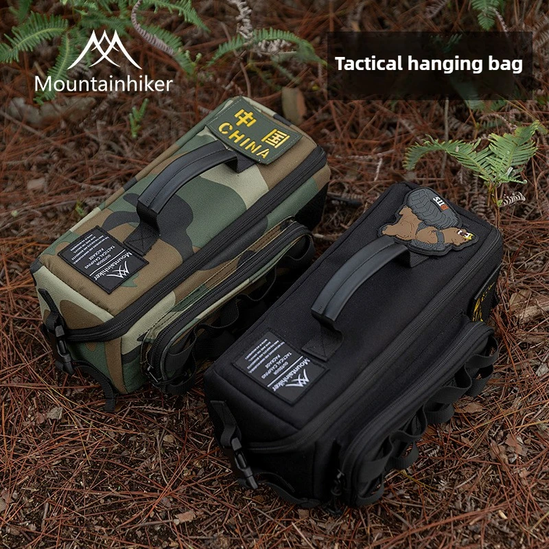 

Mountainhiker Outdoor Camping Tactical Hanging Outdoor Storage Bag 600D Oxford Cloth Camouflage Camping Multifunctional Bag