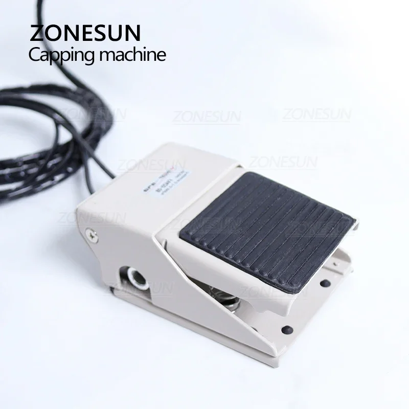 ZONESUN ZS-YGP1 Pneumatic Capping Machine Small Size Handheld Perfume Bottle Crimping Machine Cap Pressing Tool Packaging