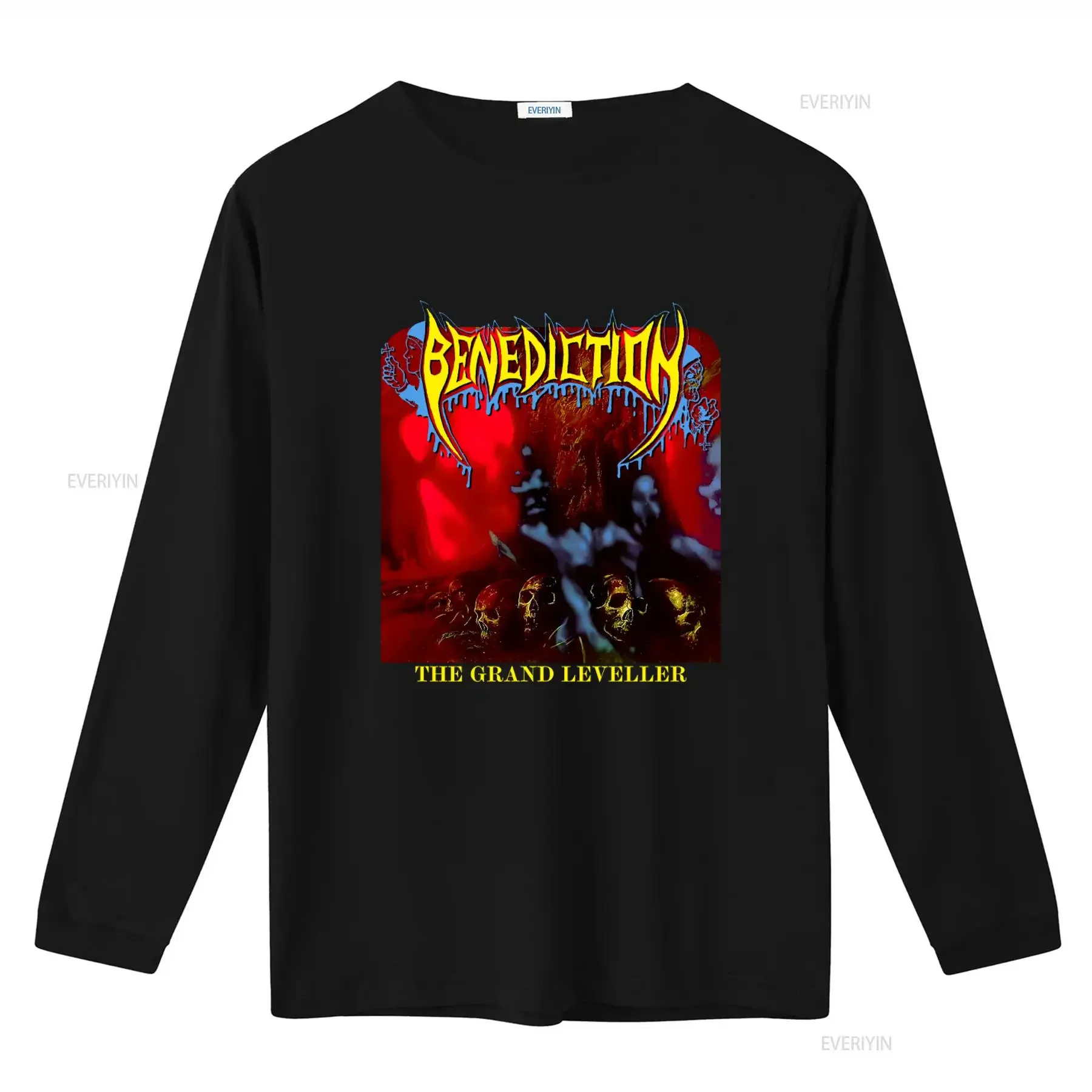 Benediction The Grand Leveller Death Metal T Shirt Medium Size vintage Washed Slightly graphic Stylish Breathable Stretched
