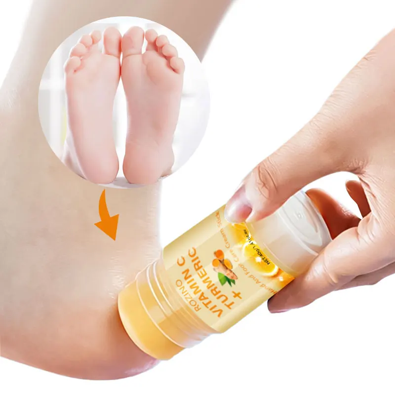 Vitamin turmeric hand and foot stick, used to moisturize hands and feet, making the skin elastic