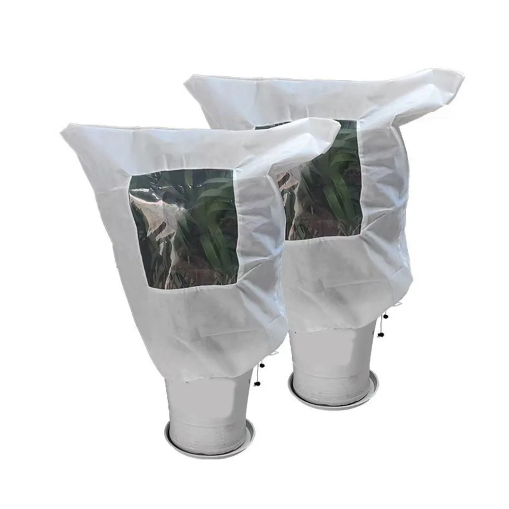 For Various Plant Types Breathable Non-Woven Winter Plant Covers Winter Gardening 120*180cm Optimal Growth Environment