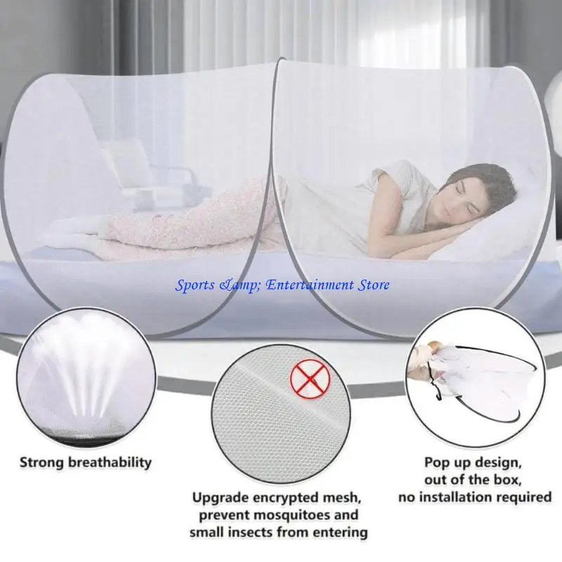 G7NF Einzel Outdoor Camping Mücken Zelt Automatische Offene Tragbare Klapp Zelt – Detail 10