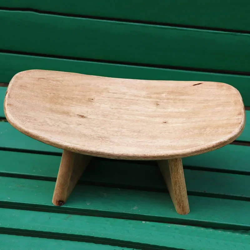 

Ergonomic Portable Solid Wood Kneeling Stool Comfortable Indoor/Outdoor Yoga/Meditation Bench Poufs for Sitting for Meditation