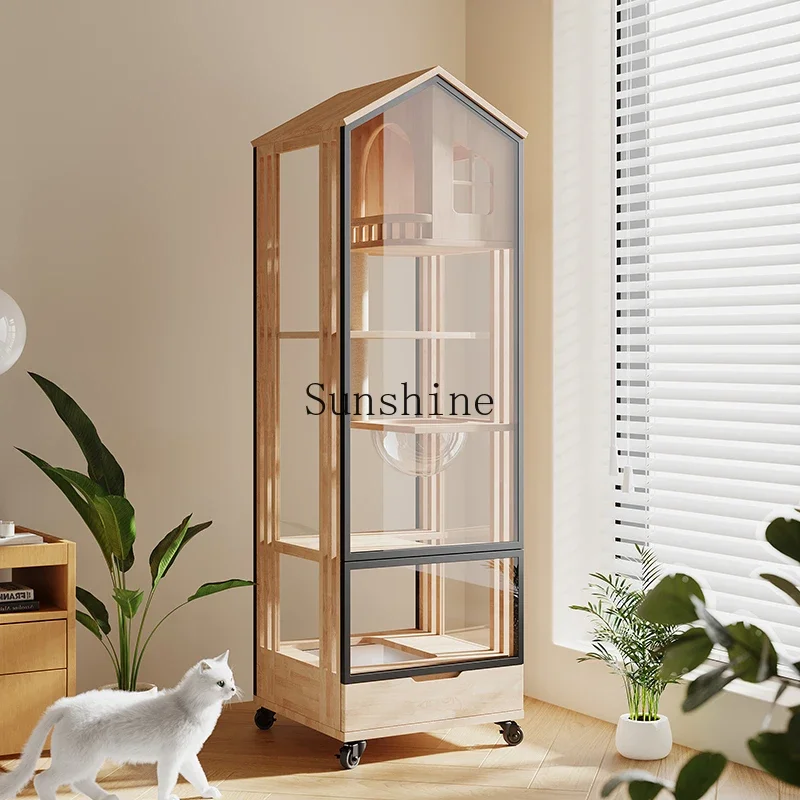 Light luxury cat villa does not occupy a small apartment with toilet for household use  FT