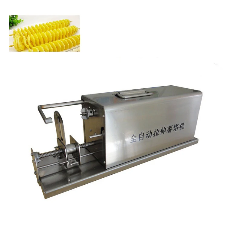 

Commercial Electric Stainless Steel Twisted Potato Holder Spiral Potato Making Machine