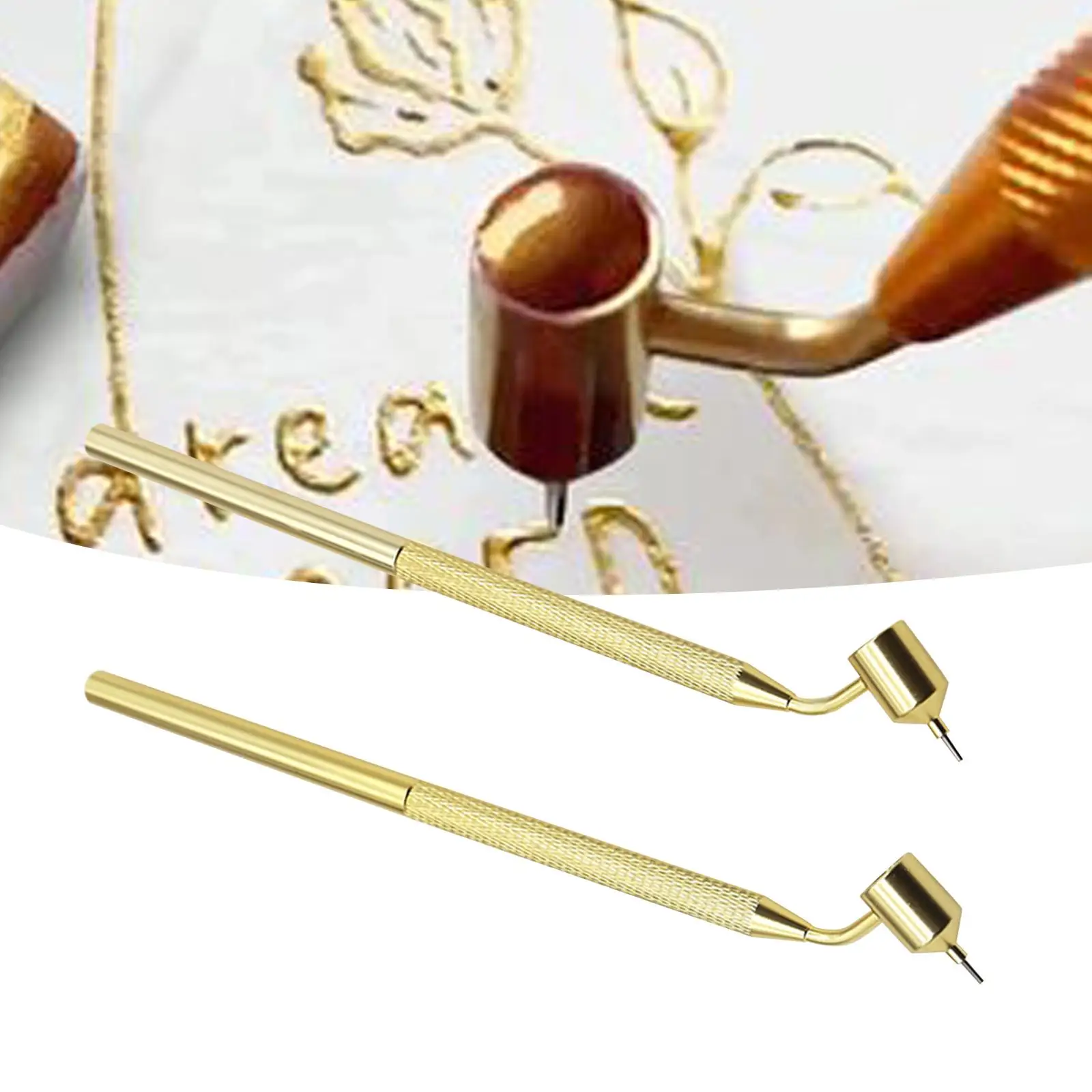 2 pieces Slanting Fine Line Painting Pen Detailing Fine Line Pen Hobbies Craft Painting Supplies Creative for Touching up