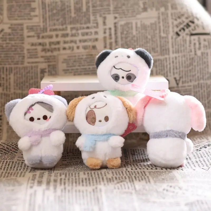 [Just] 1 Sztuka Kawaii Kreskówka Śliczny Pluszowy Bałwanek Lalka Zawieszka do Torby Brelok Ozdoba do Plecaka Prezent Urodzinowy