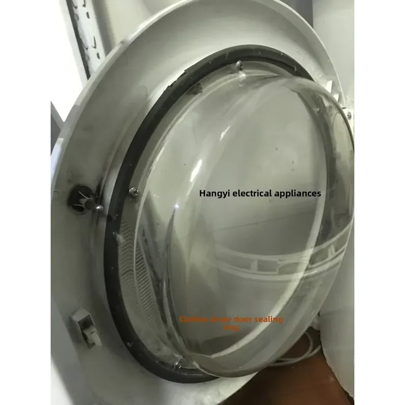 Replacement Door Gasket for Haier Dryer Models GDZE6-1 GDNE9-636 GDNE8-A686 Durable Rubber Seal Strip Prevents Heat Loss