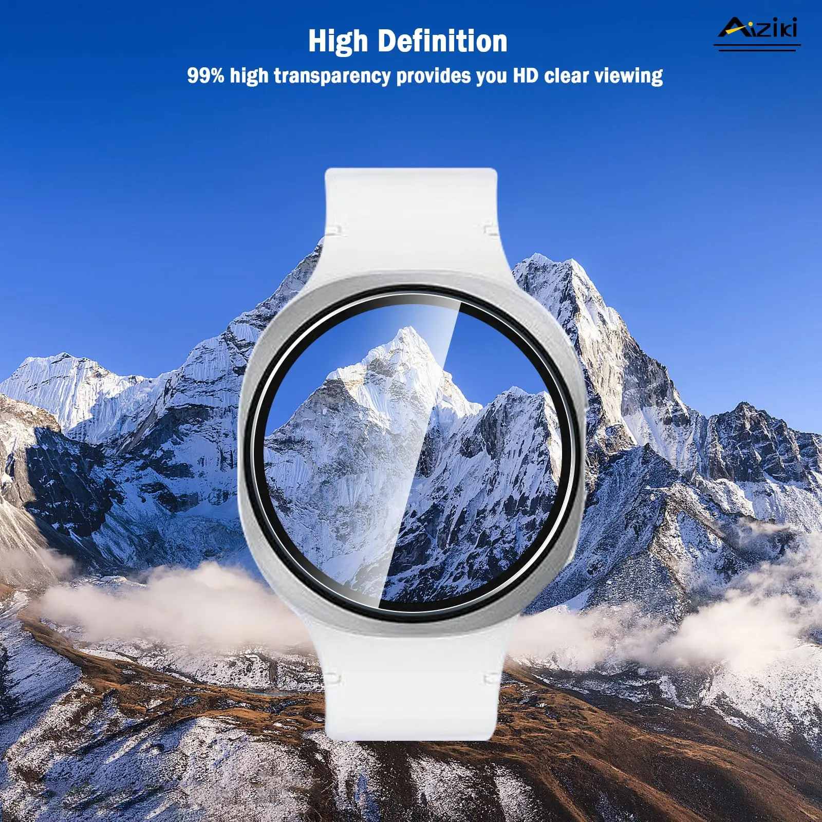 Samsung Galaxy Watch 8 40mm 44mm 8 Classic 46mm用強化ガラススクリーンプロテクター、Galaxy Watch 8用保護フィルム