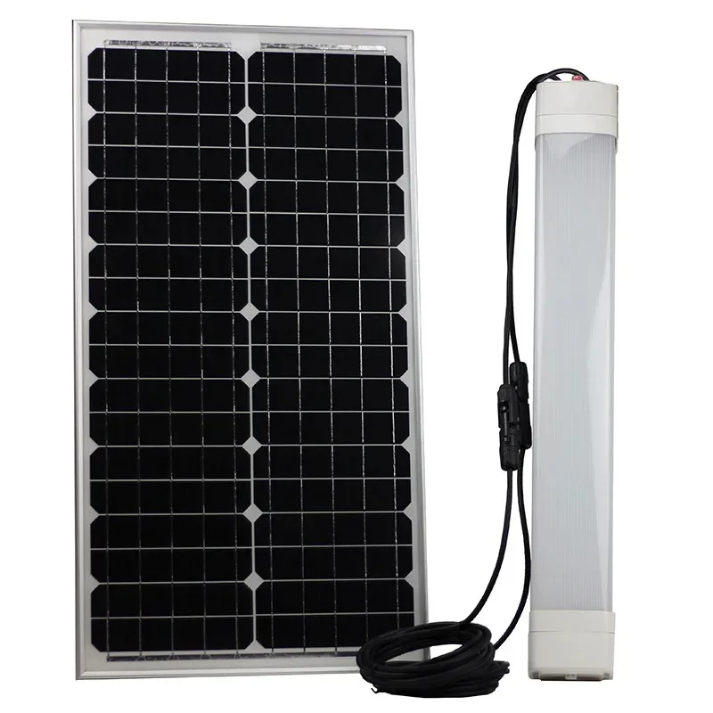 Light control solar three-proof light 30W3030 SMD LED outdoor waterproof bus station desk lamp courtyard high power
