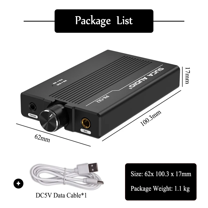 Imagem -02 - Amplificador Portátil de Auscultadores Hifi Mobile Companion Descodificação Rígida Equilibrado Máquina Integrada Amp 3.5 mm 4.4 mm Hole 3000mah