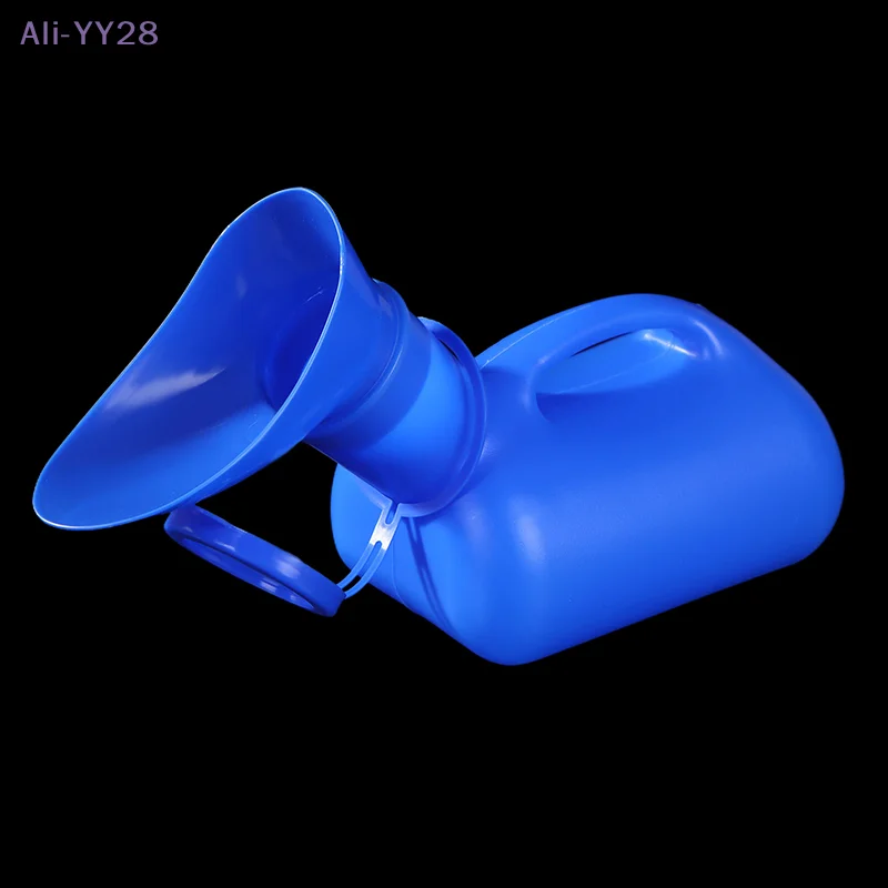 

【YY28】1000 мл Синяя универсальная портативная бутылка для сбора мочи с крышкой, большая емкость, для путешествий и автомобиля