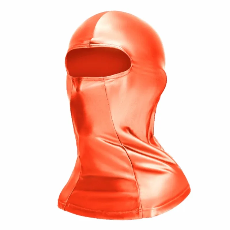 Unisex Ice Silk Spandex Balaclava Full Face Mask, Outdoor Cycling Windproof Sun Protection Head Cover, Breathable Sports Hood
