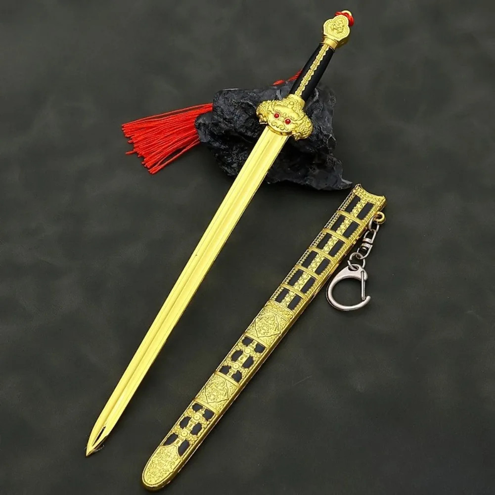 In Stock 22cm Yongle Sword Ming Dynasty Game Figure Peripherals Metal Model Desktop Decoration Birthday Gift Toy Can Wholesale