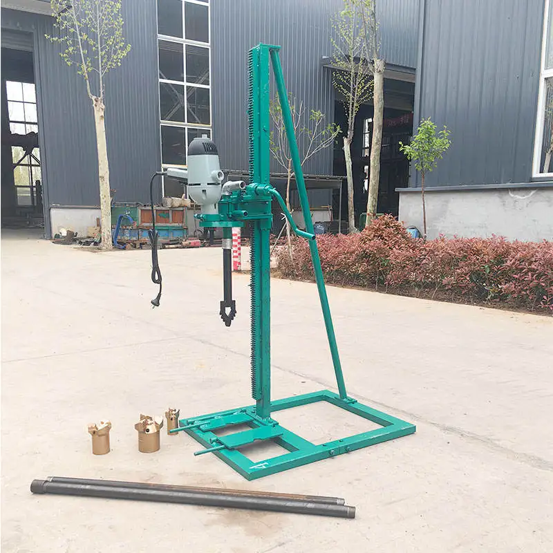 

China Low Price Mini Easy to Operate Electric Well Drilling Rig Handheld Portable Borehole Drilling Machine