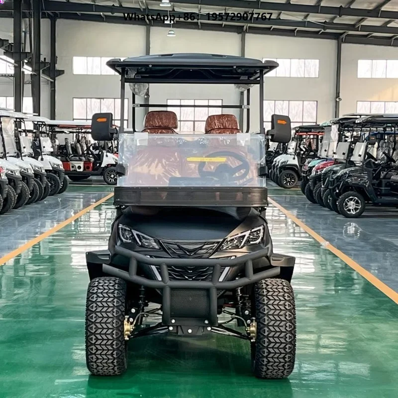 6 Seater Electric Golf Cart Car for Sale 72V Lithium Custom Comfortable 6 Seats Electric Golf Buggy