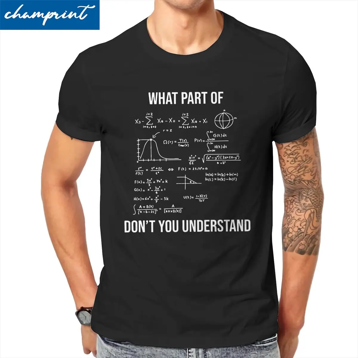 Vintage What Part Of Funny Mechanical Engineer Math  T-Shirt Men Crewneck Cotton T Shirt  Short Sleeve Tee Shirt 6XL Clothes