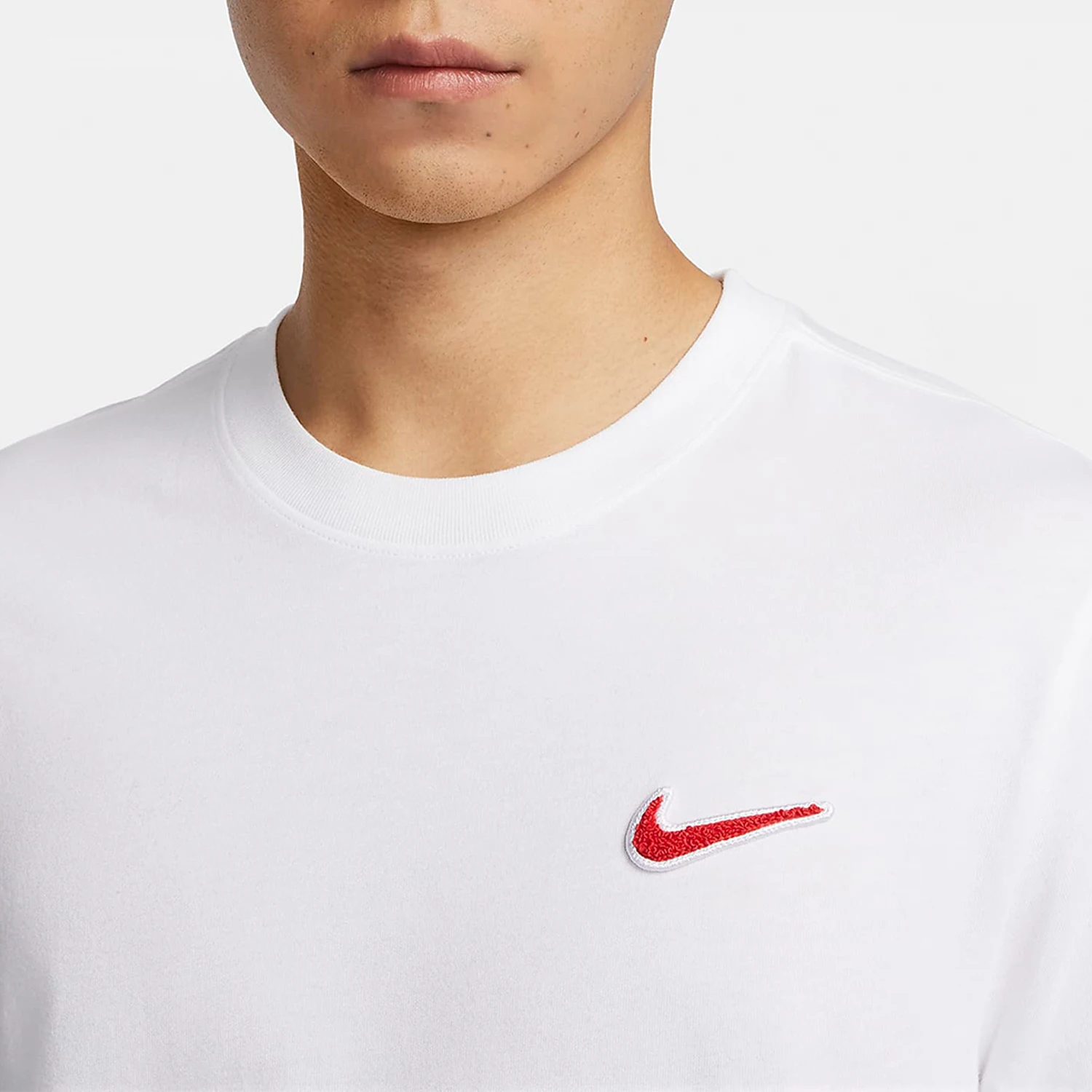 تي شيرت Nike Official Sportswear للرجال كاجوال بسيط بأكمام طويلة FV3994-100