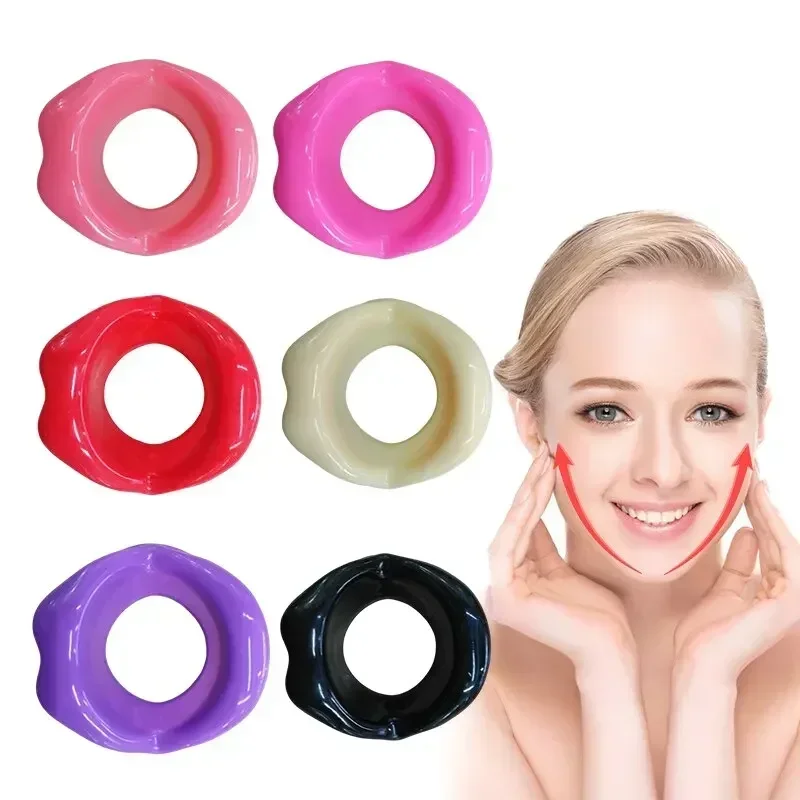 

Silicone Rubber Face Slimmer Exercise Mouth Piece Muscle Anti Wrinkle Lip Trainer Mouth Massager Exerciser Mouthpiece Face Care