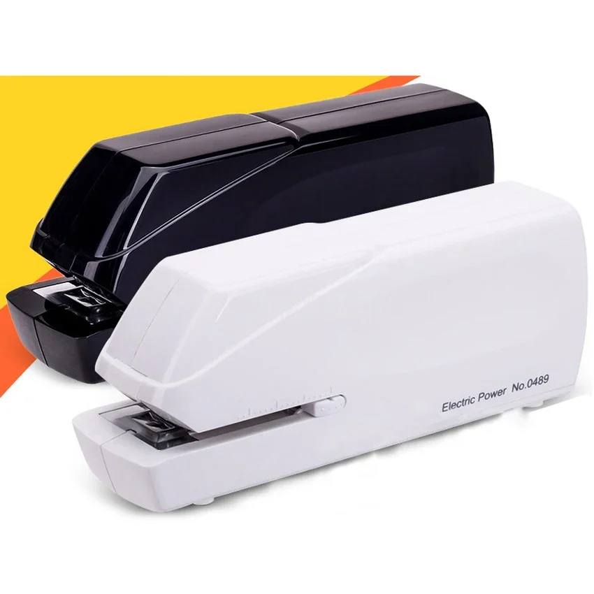 Electric Paper Documents Automatic Stapler 20 sheet Paper Binding Stapling Machine 24/6 26/6 School Office Stationery Supplies