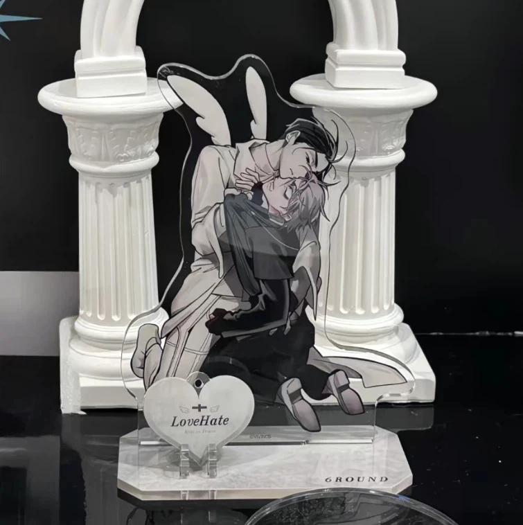 イヴァン・ティル・ミジ エイリアンステージ アニメ周辺機器 CP ダブルスタンディングアクリル クリエイティブオーナメントデコレーション かわいいファン 誕生日プレゼント