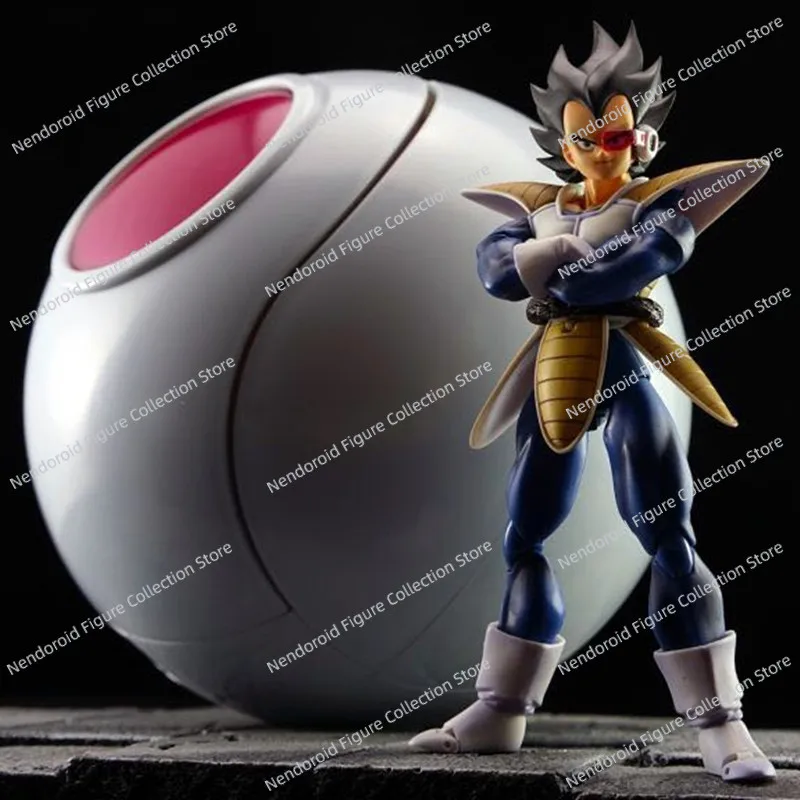 

In Stock Anime Dragon Ball Z Super Saiyan Vegeta Space Capsule Spaceship Action Scene PVC Statue Collection Model Toy Gift