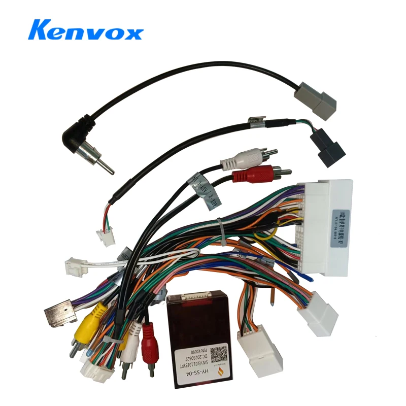 

android Car radio Canbus Box Decoder For Hyundai sonata 9 10 KIA KX7 KX5 2018 16 pin Wiring Harness Plug Power wire Cable