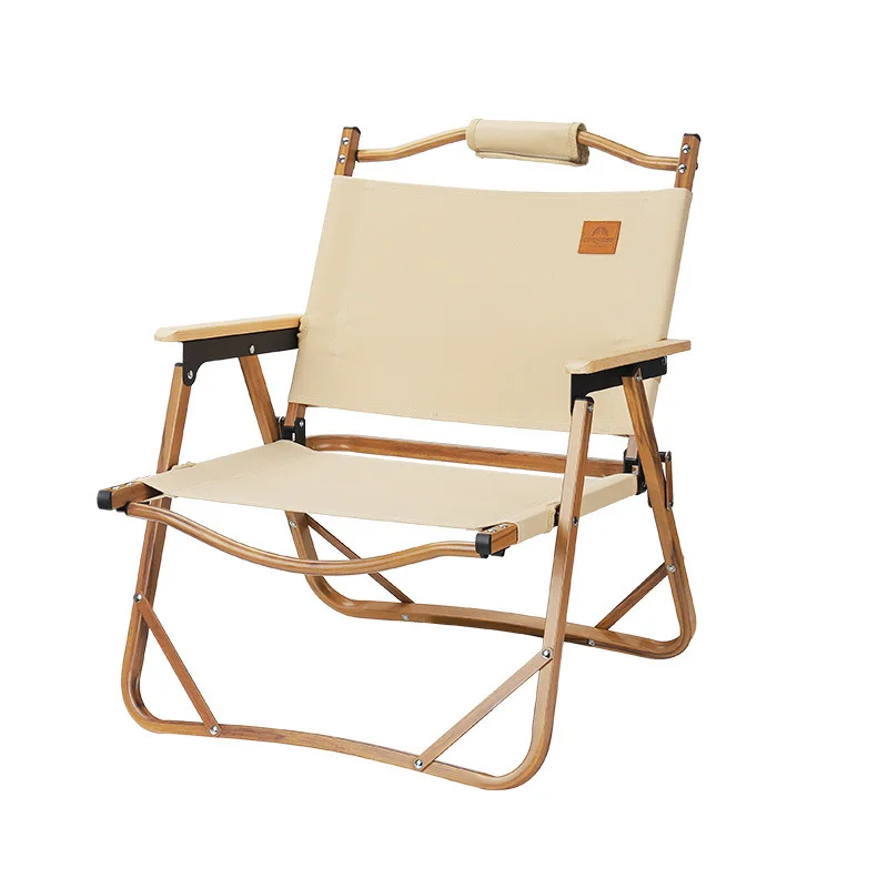 Outdoor Camping Folding Chair Square Tube Kermit Chair CONTOOSE Large Portable Camping Fishing Aluminum Alloy Beach Back Chair