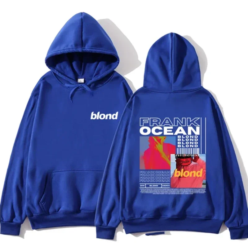 Men's Hip-Hop Blonde Album Hoodie 2024 Frank Ocean Merch Sweatshirt Fall/Winter Collection Comfortable Unisex Hooded Sweatshirt