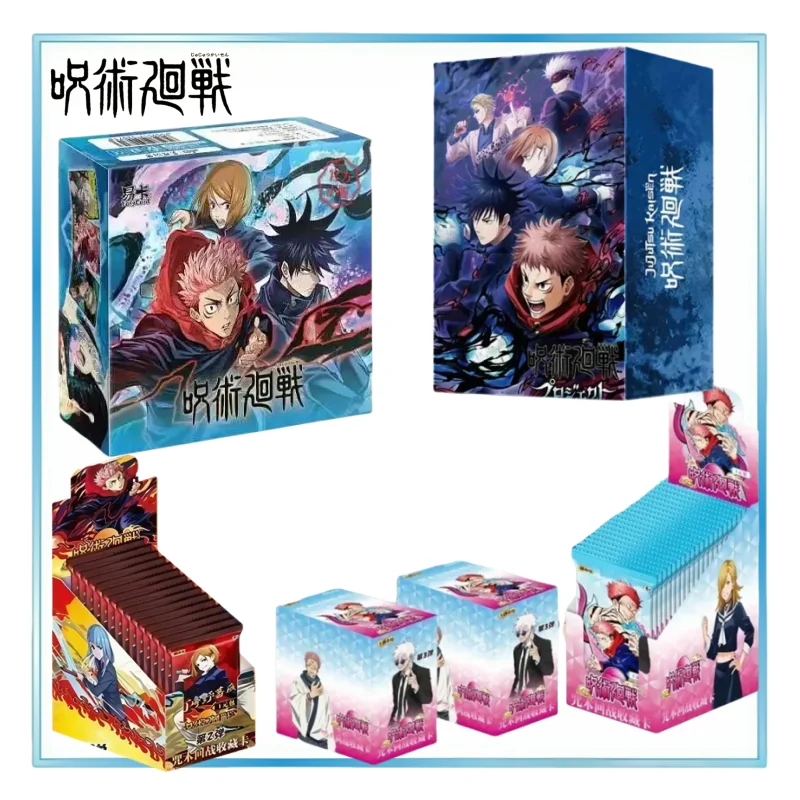 

Коллекционные карты Jujutsu Kaisen Kugisaki Nobara Fushiguro Megumi Itadori Yuji, карты с предупреждением о персонаже, аниме, периферийные устройства, игрушка в подарок