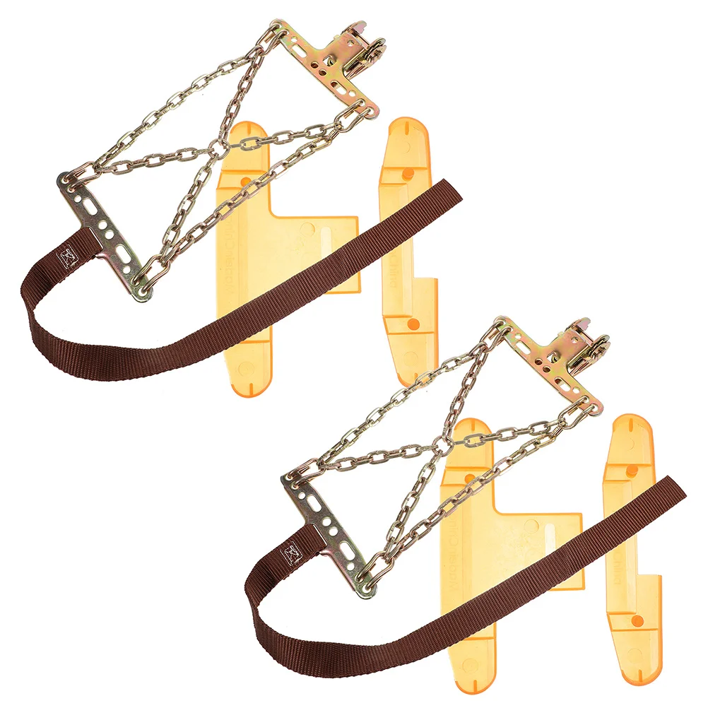 

2Pcs Winter Tire Chains for Cars Heavy Duty Snow Chain All Secure Fit Car Tire Snow Chains for Trucks Car Tyre Chain