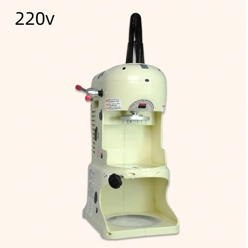 Commercial Automatic Ice Crusher Snow Ice Maker Snow Ice Shaver Block Shaving Continuous Crushed Machine Crusher