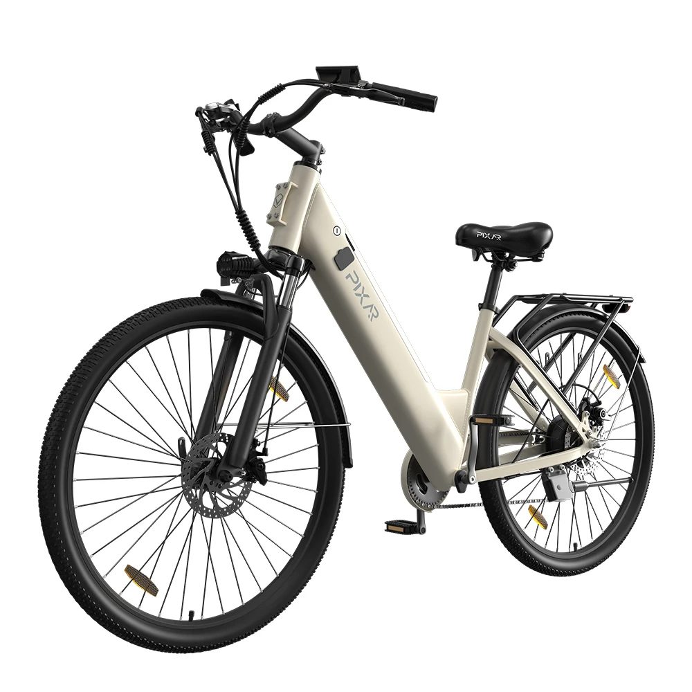 Pixar C1 Elektrische Fiets Lange Afstand 110Km Bereik 250W Motor 36V13AH Batterij 27,5 Inch Band Schokdemper