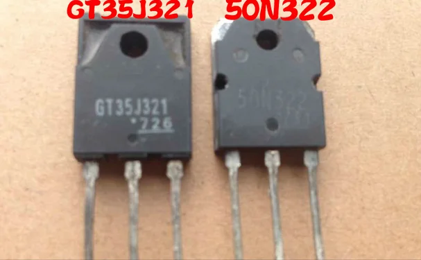 2pcs=1pair GT50N322 GT35J321 （1pcs 50N322 + 1pcs 35J321） GT50N322A 50N322A TO-3P  In stock