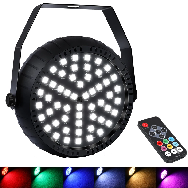 Stage Strobe Light RGB LED Halloween Strobe Lights With Sound Activated Remote Control For DJ Disco Party Birthday Wedding Dance